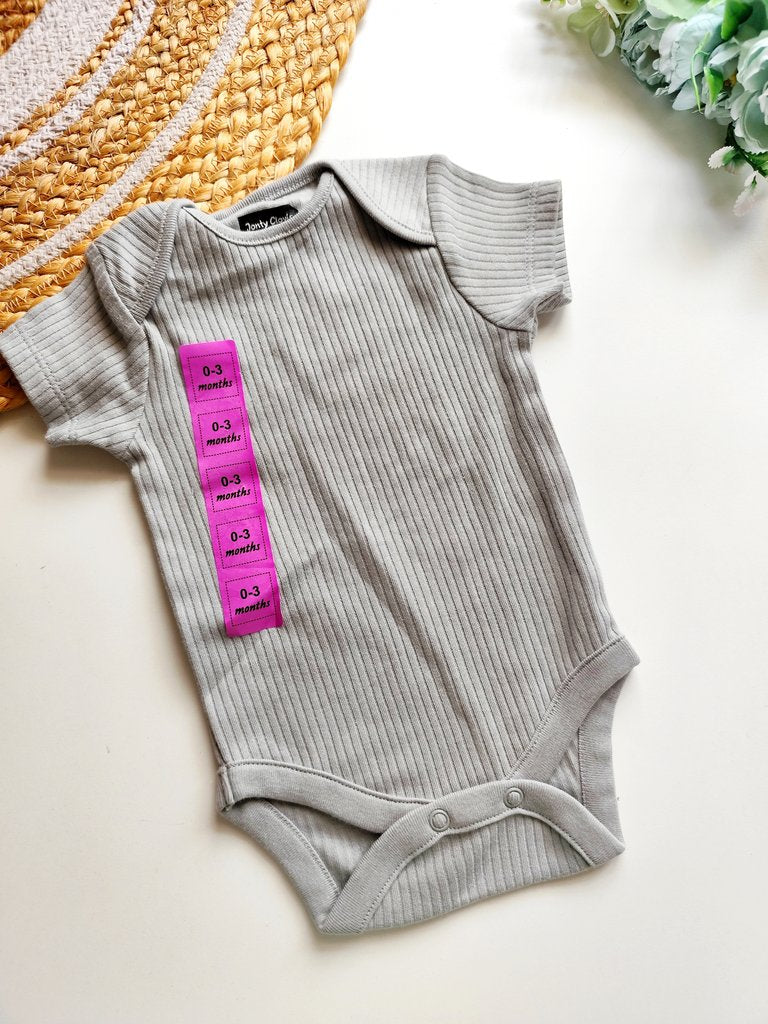 Onesies - Ribbed Grey
