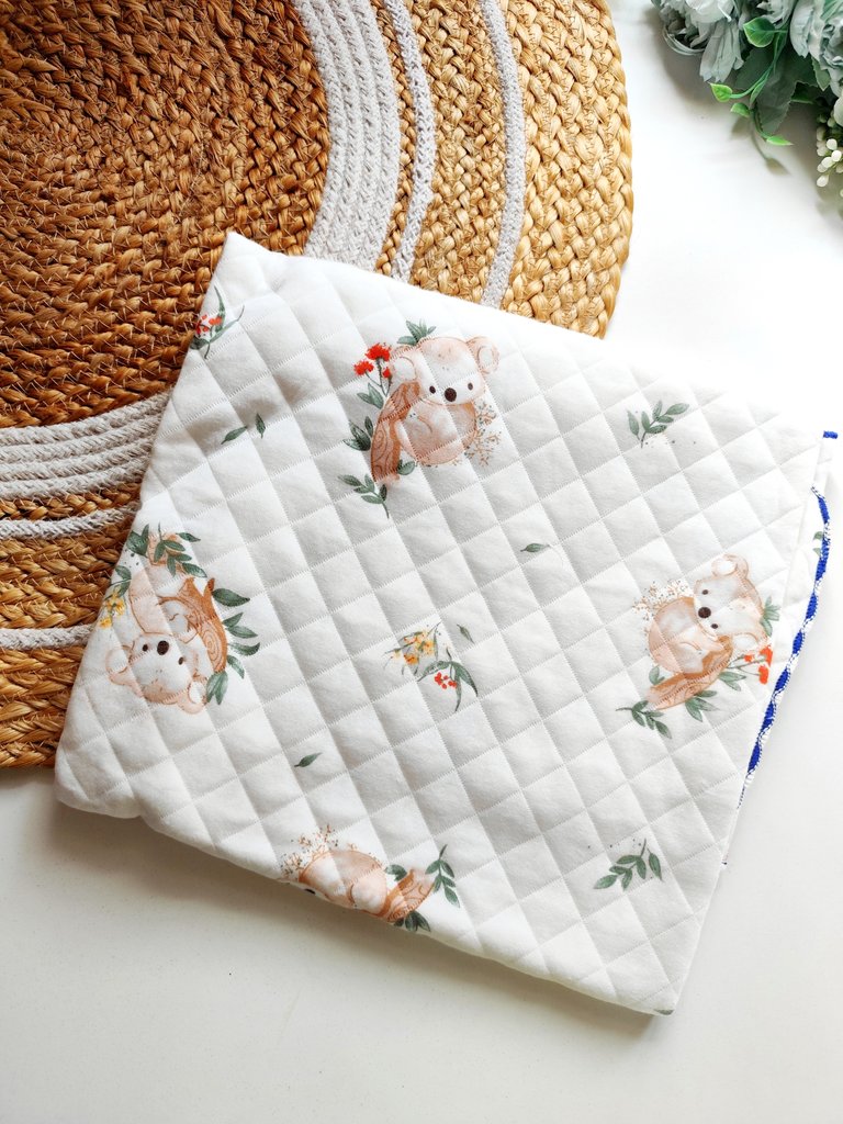 Muslin Blanket (85*85 cm)- Koala Print
