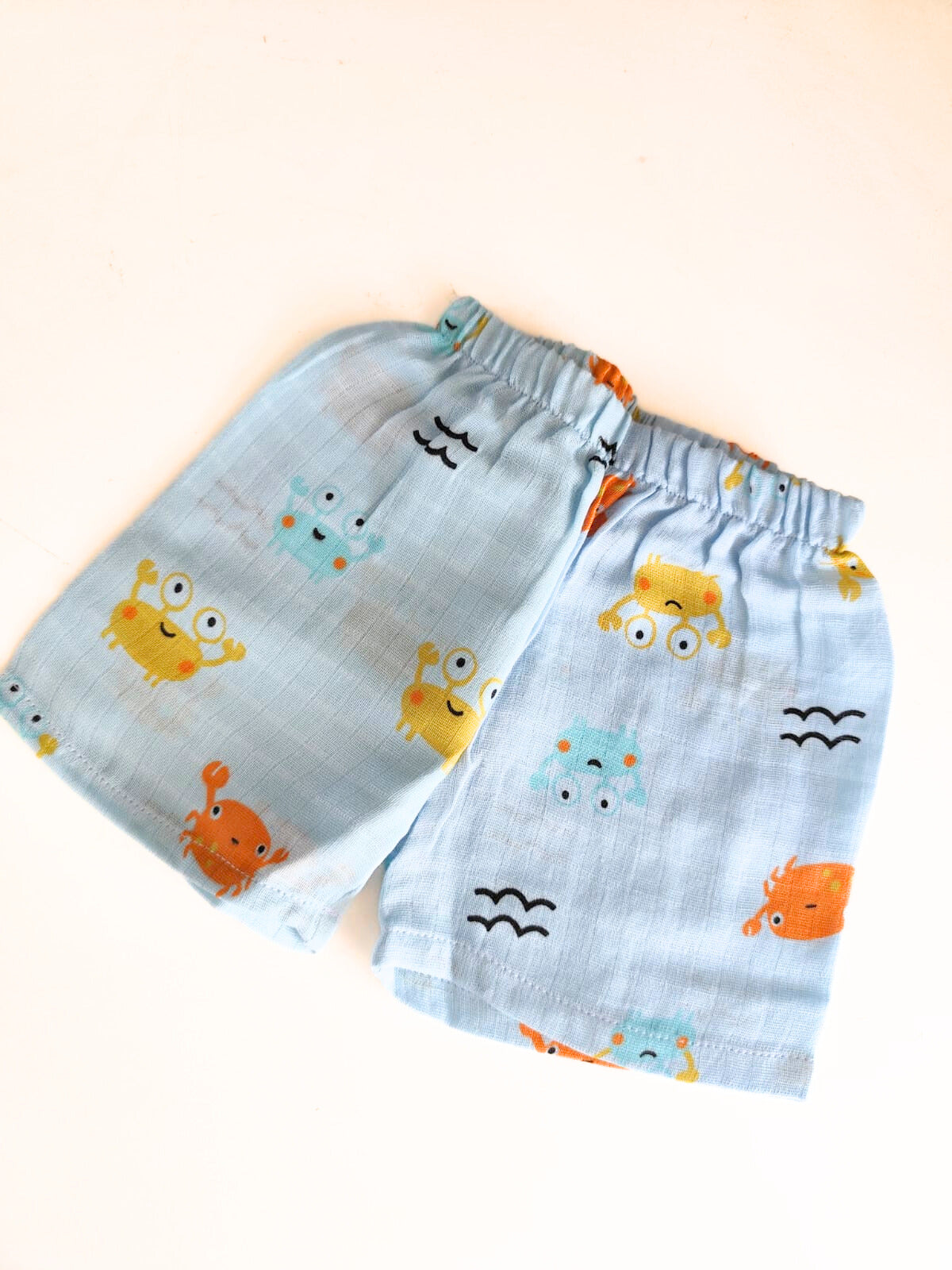 Muslin Trousers - Crab (0 - 6 M)