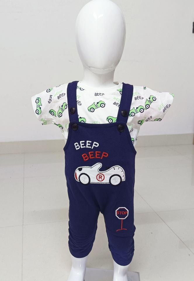 Beep Beep Dungaree Set image 0