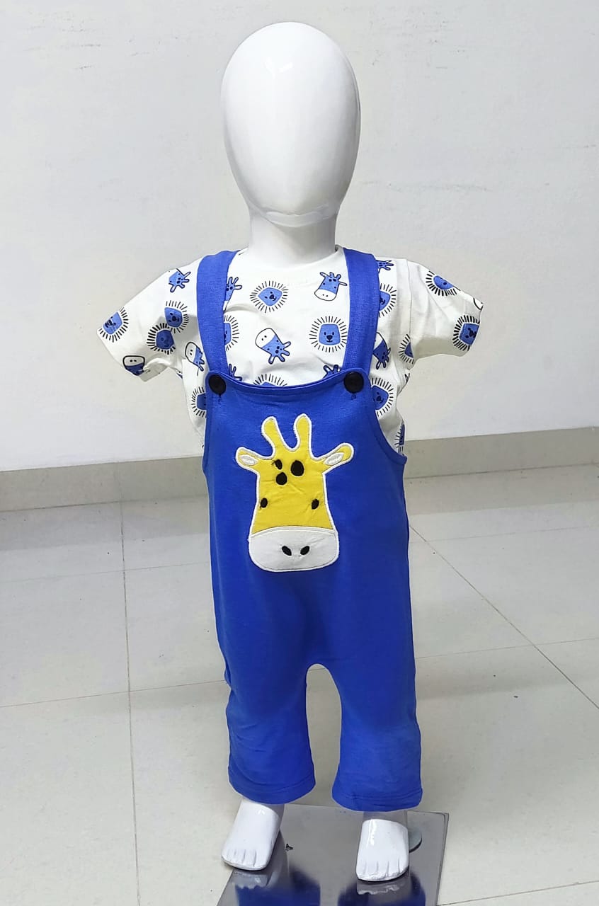 Giraffe Dungaree Set image 0