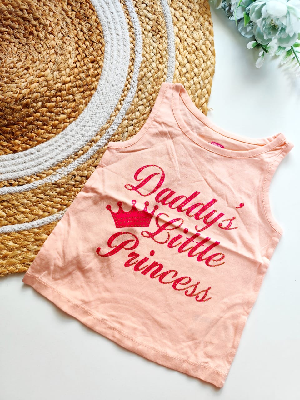 Kids Sleeveless Cotton Top - Little Princess