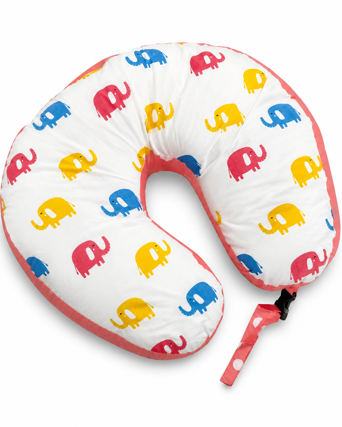 Organic Cotton Feeding Pillow - Elephants