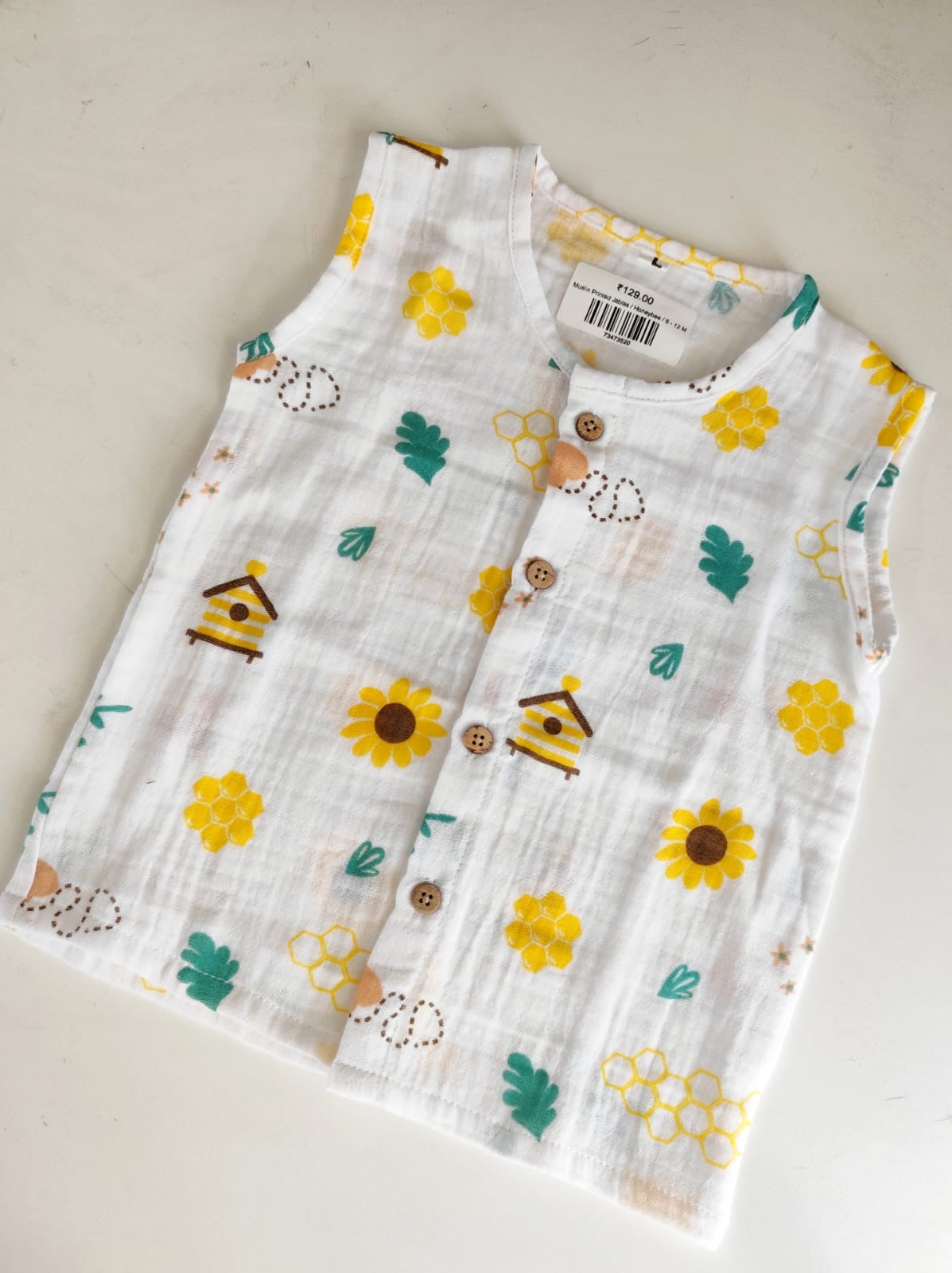 Muslin Jabla - Sunflower