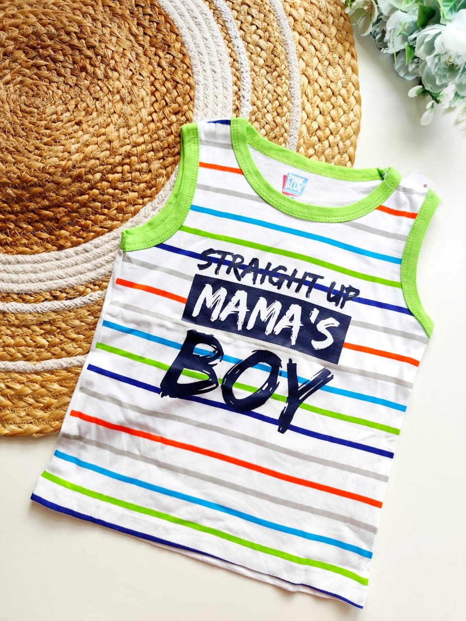 Kids Sleeveless Cotton Top - Mama's Boy