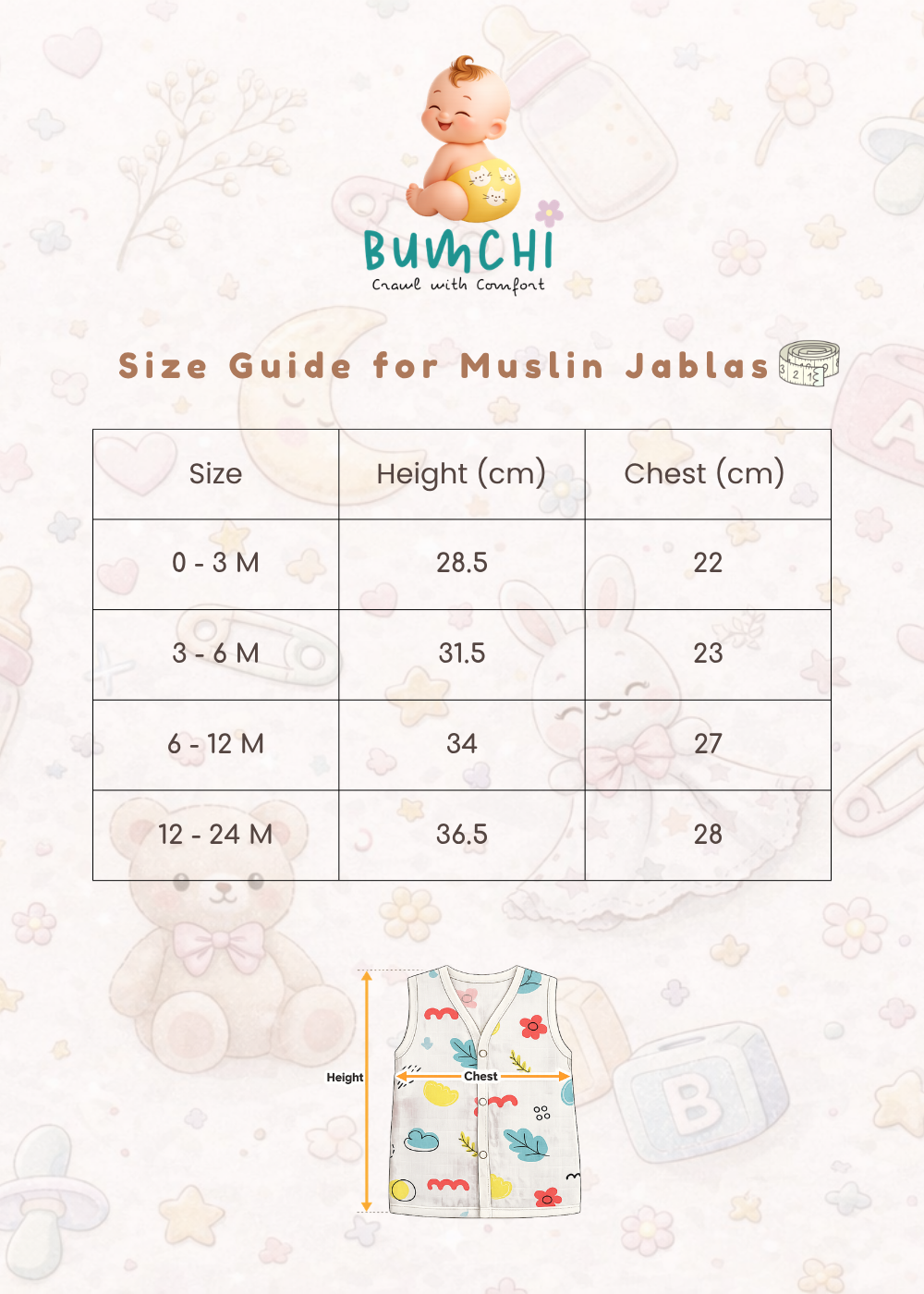 Muslin Button Jablas - Ball