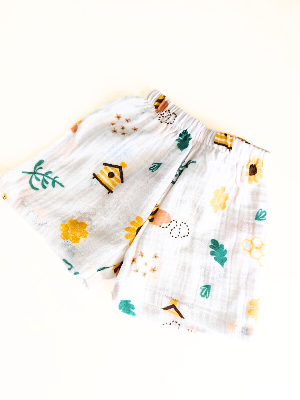 Muslin Trousers - Flower (0 - 6 M)