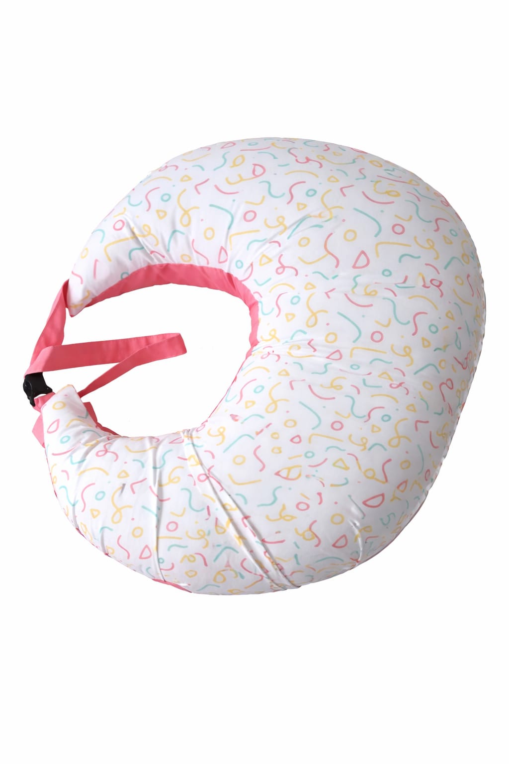 Organic Cotton Feeding Pillow - Geometric Print