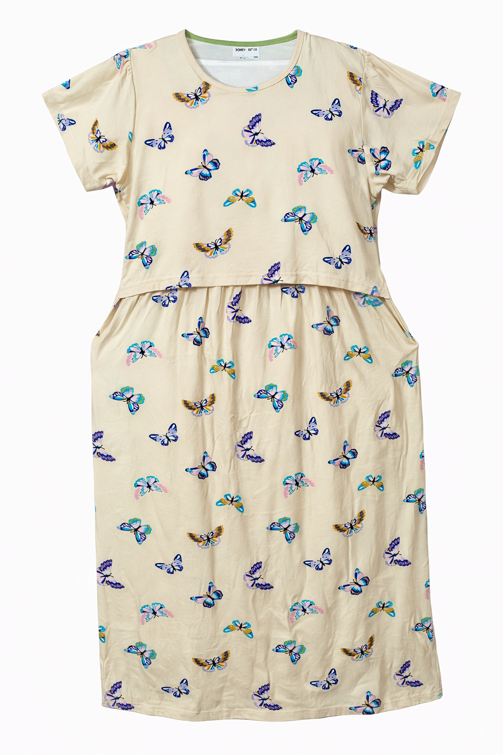 Maternity Lounge Wear - Butterfly Print (XXL)