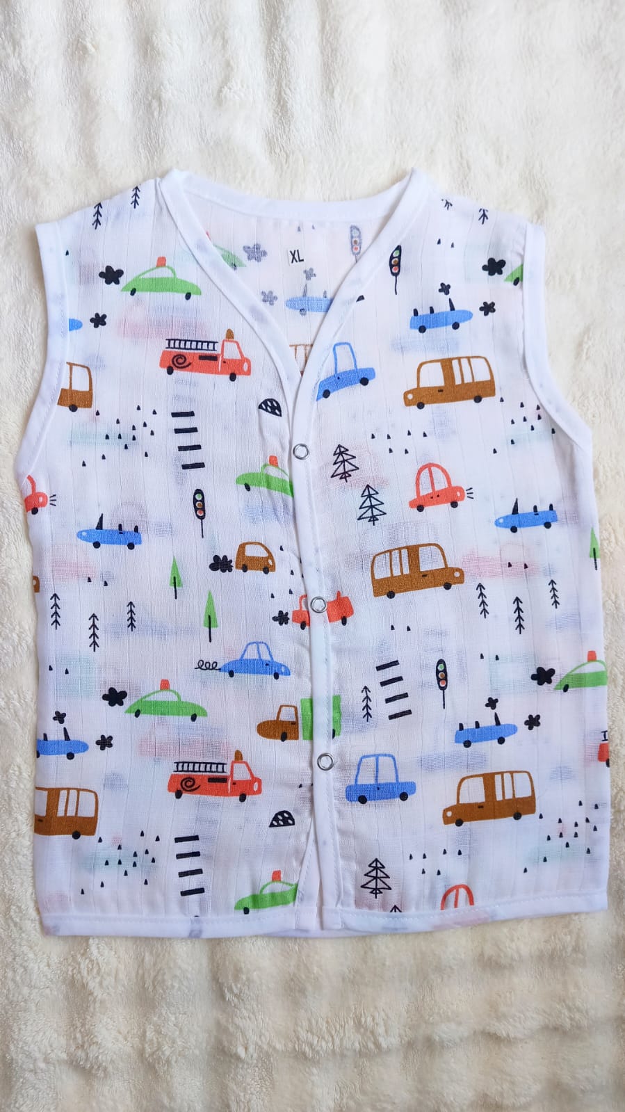 Muslin Button Jablas - Vehicles