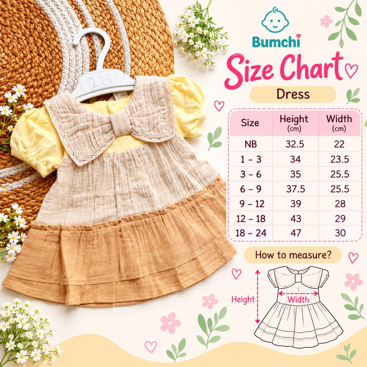 Ethnic Muslin Frocks- Pastel Yellow and Earthy Beige