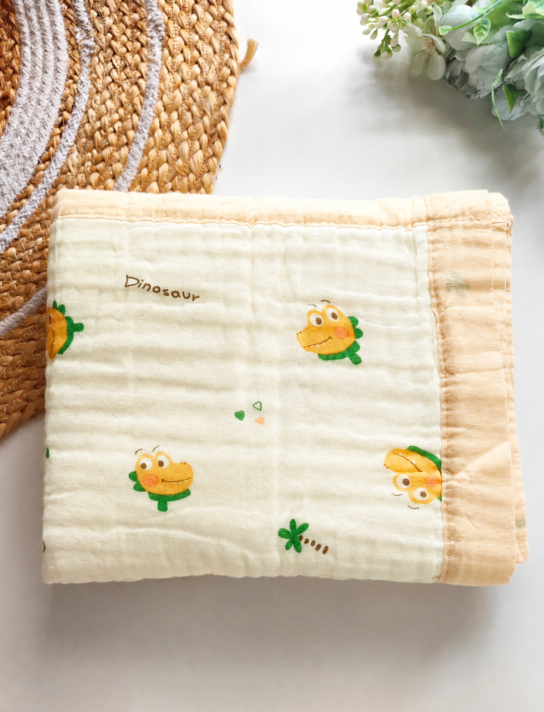 Crinkled Muslin Blanket (6Layered)