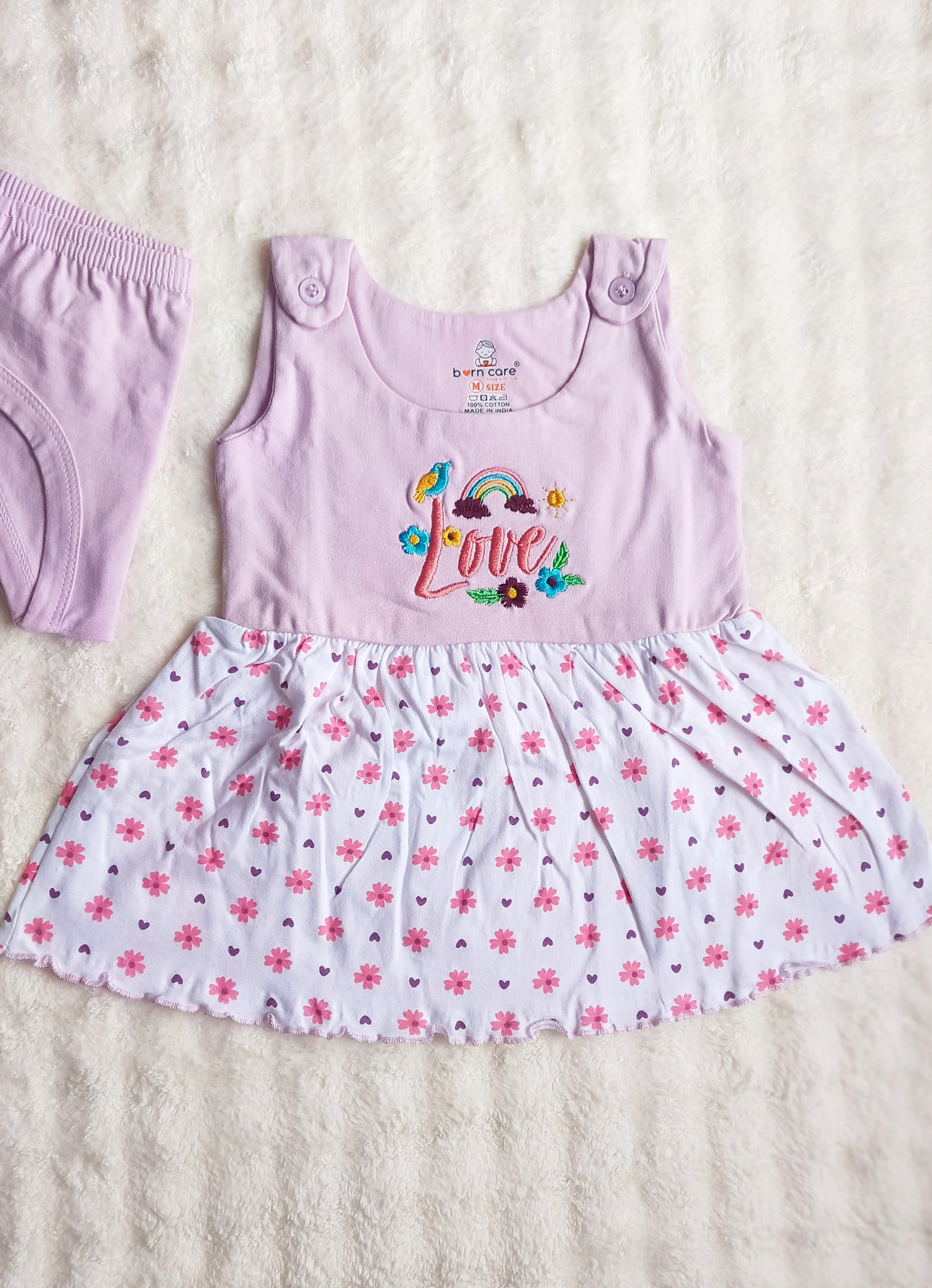 Cotton Shoulder Button Frock