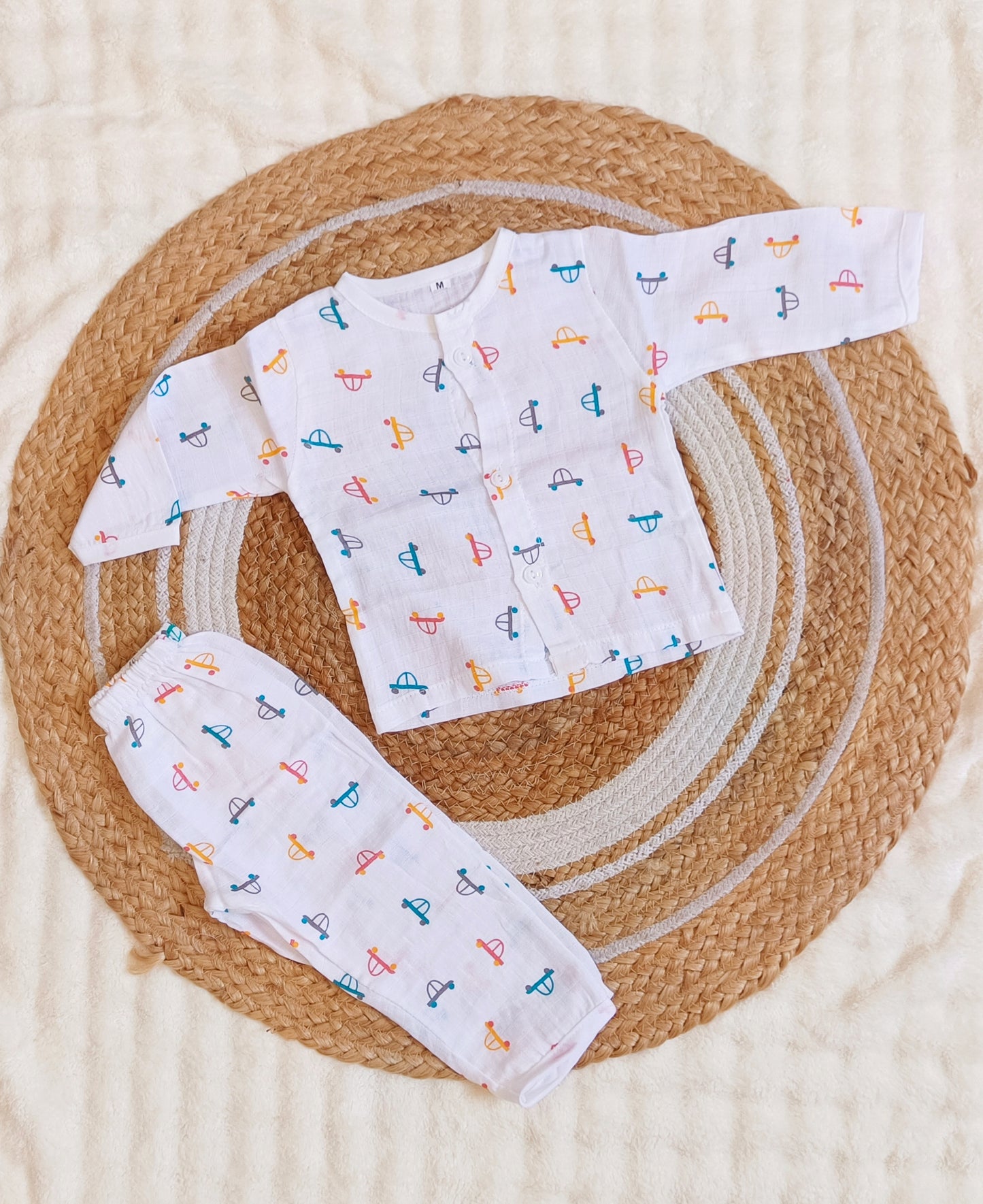 Muslin Night Suits - Car