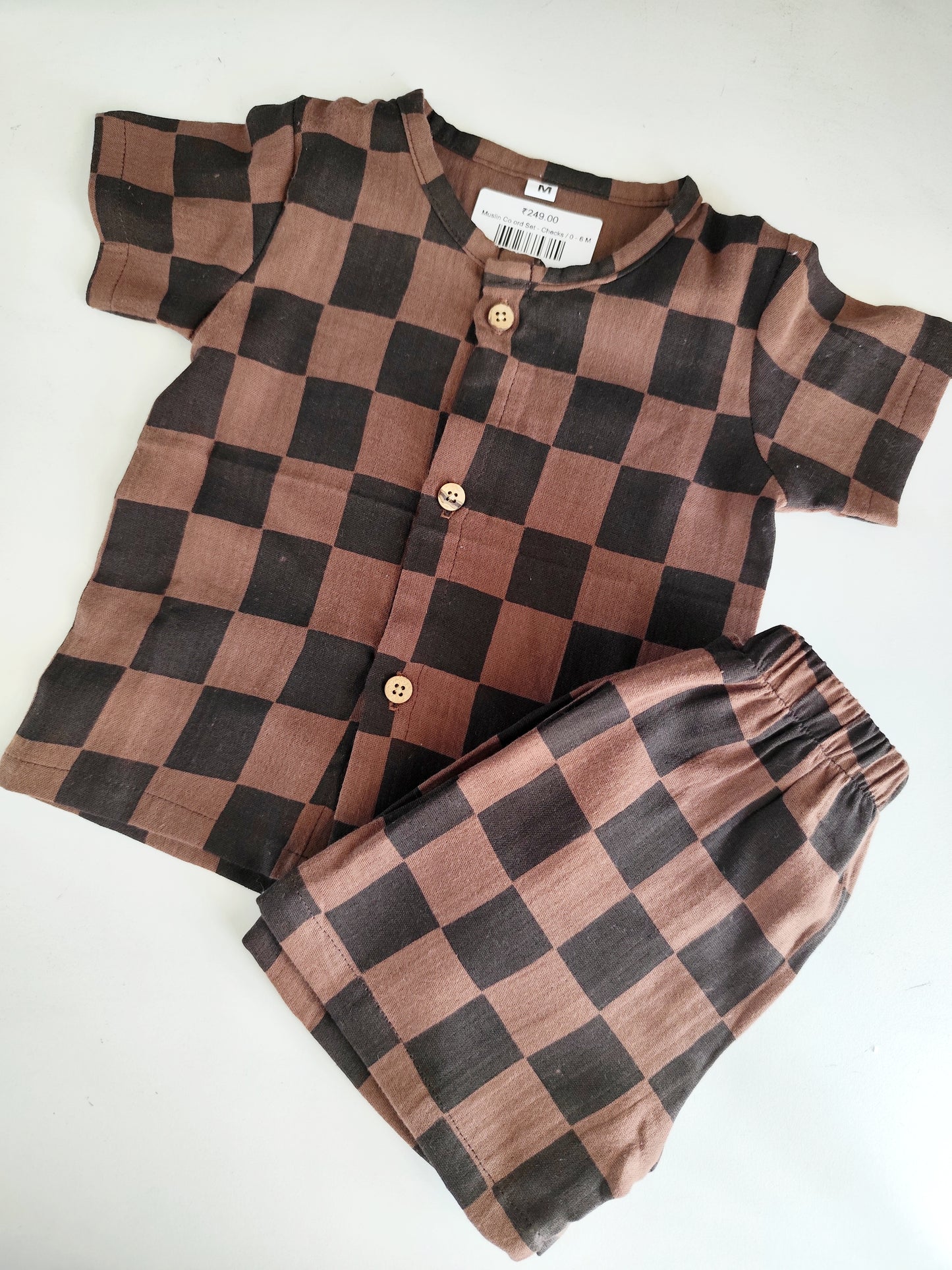 Cotton Co ord Set - Checks