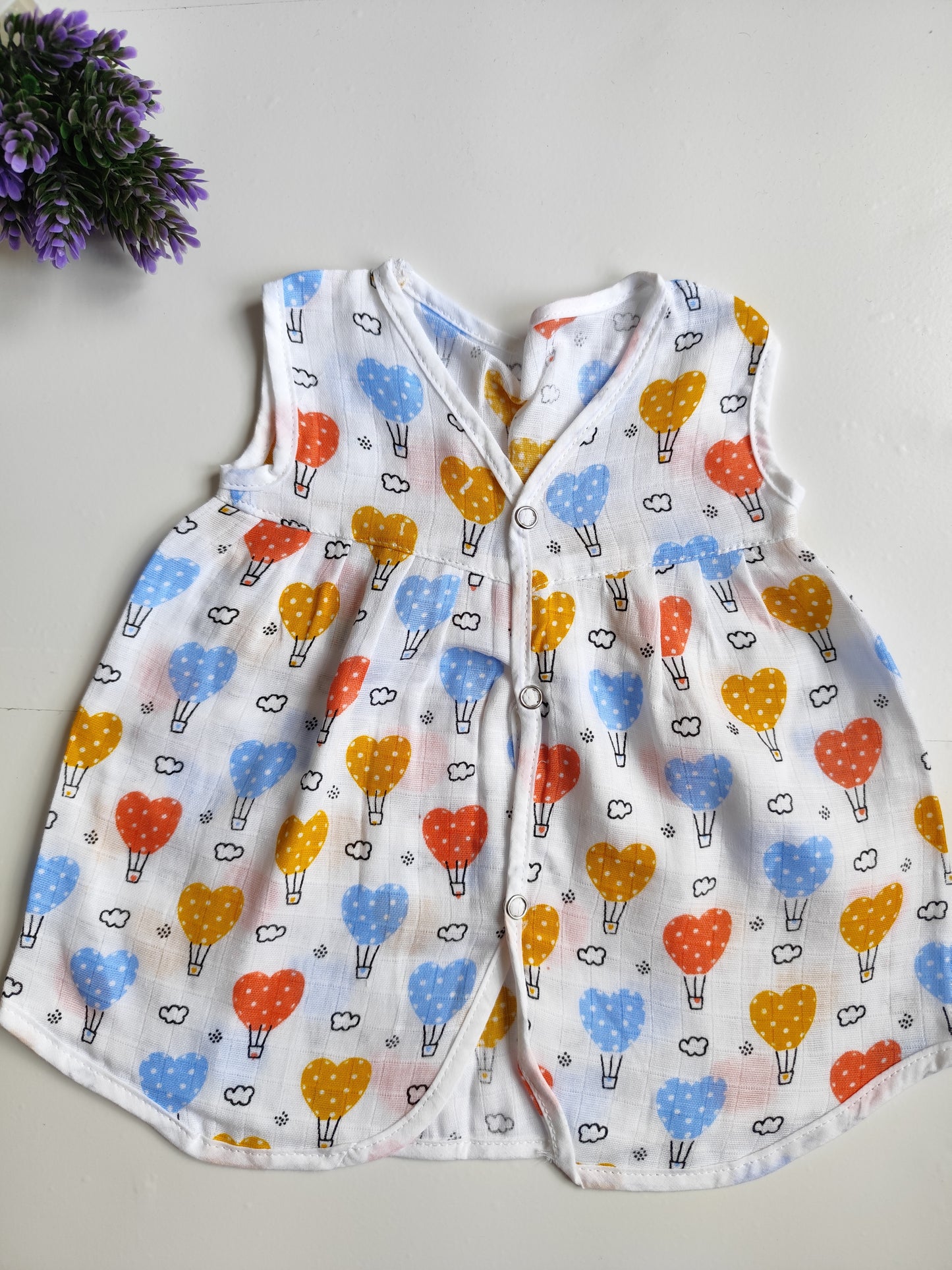 Muslin Chest Cut Frocks