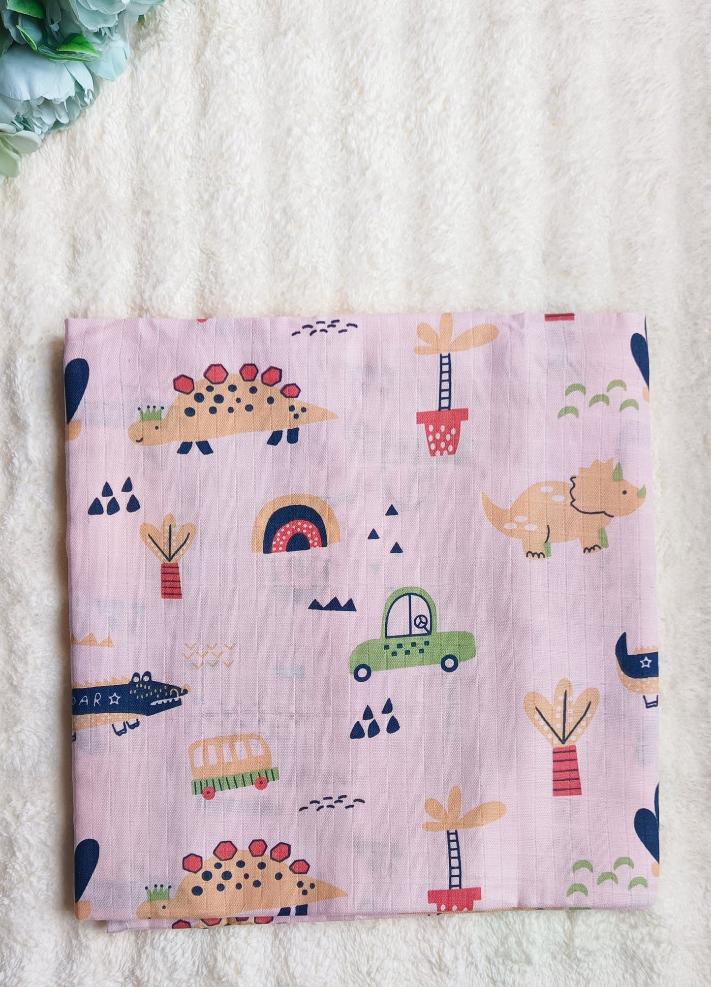Coloured Muslin Towel/Swaddle