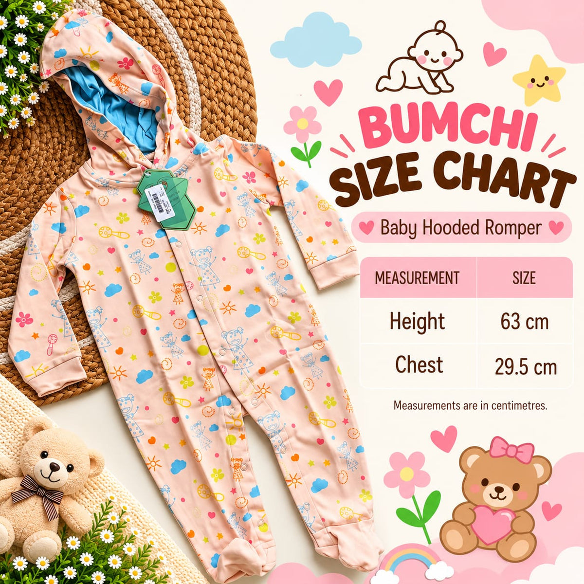 Jumpsuits - Peach Doodle Print