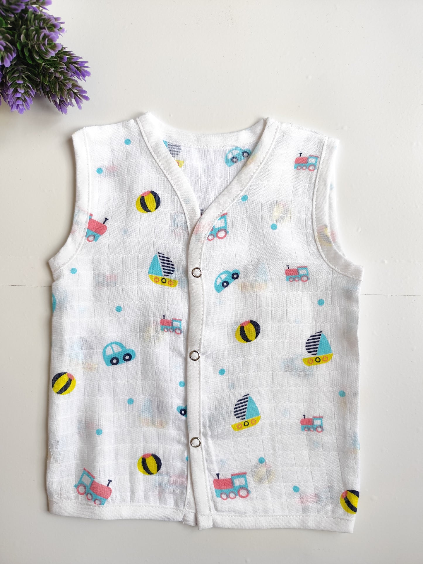 Muslin Button Jablas - Ball