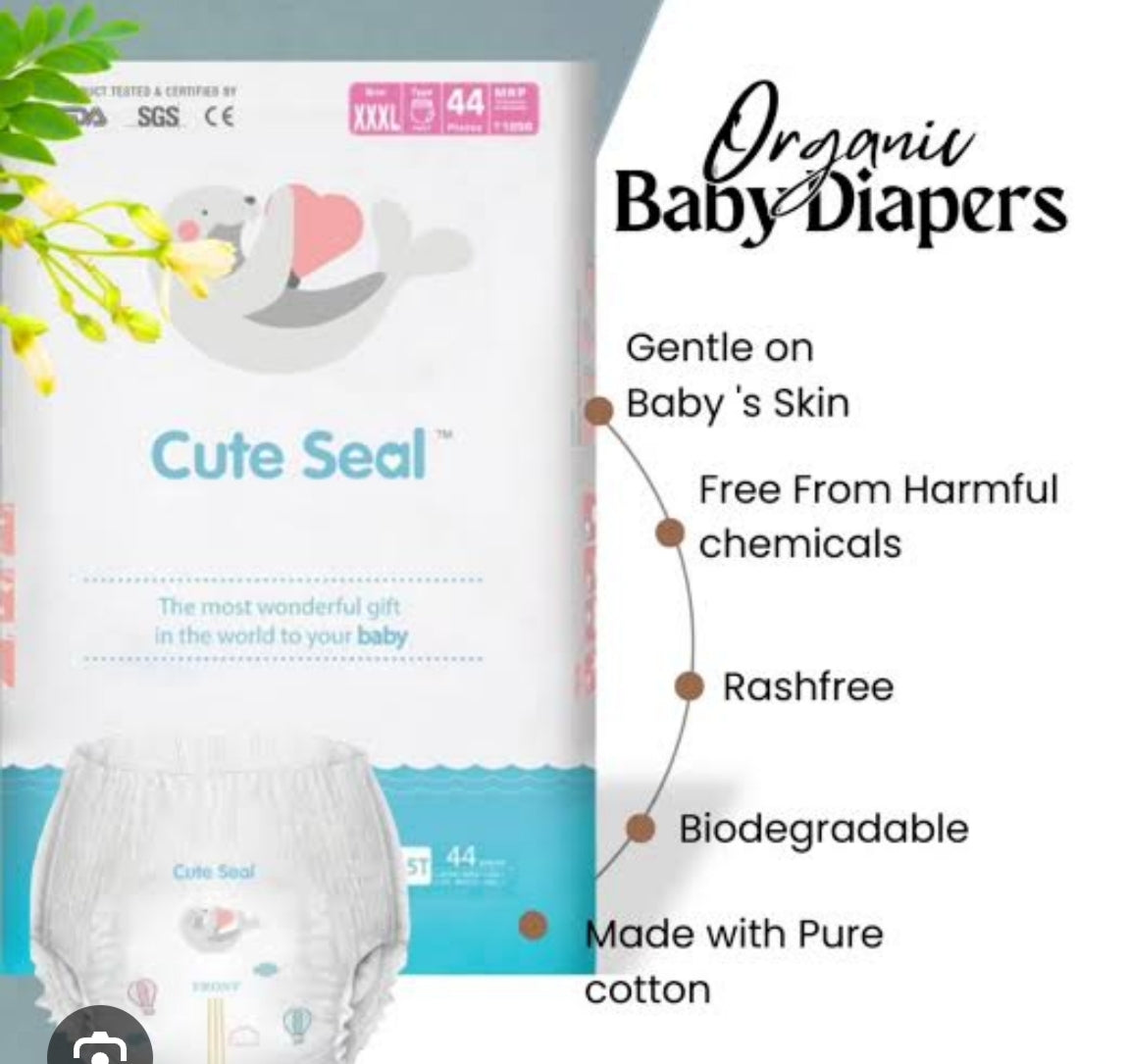 Cute Seal Diapers (Pants)