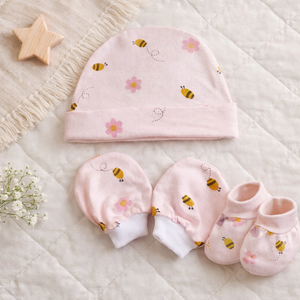 Cap, Mittens & Booties