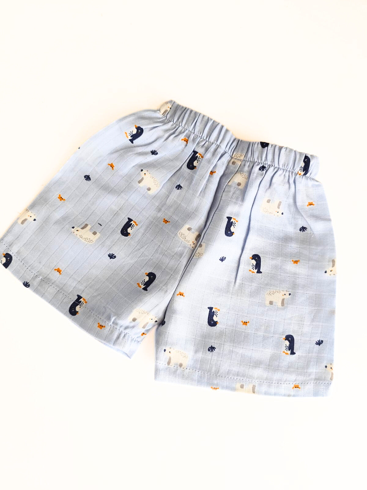 Muslin Trousers - Penguin (0 - 6 M)