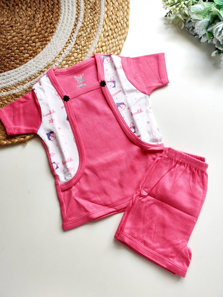Tops and Bottom Sets- Pink Cat Print