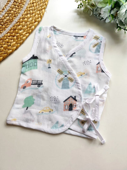 Kimono Muslin Jablas- Windmill Village