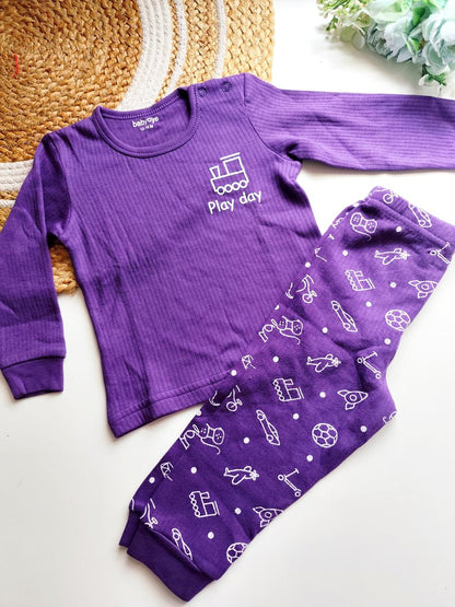 Co ords - Purple Play Day Print
