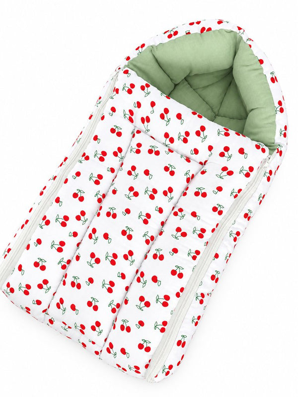 Baby Carry Bed - Red Cherry Print
