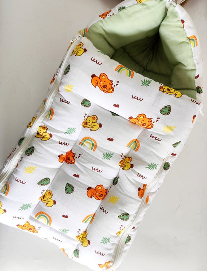 Baby Carry Bed - Sleeping Koala & Rainbow Print