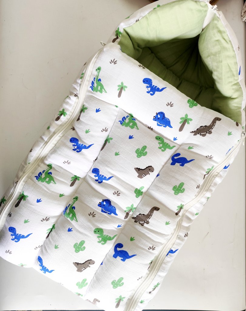 Baby Carry Bed - Dinosaur Print