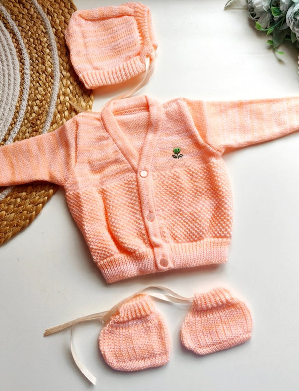 Premium Sweater Set- Peach