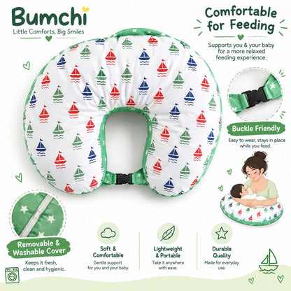 Feeding Pillow- Sailboat