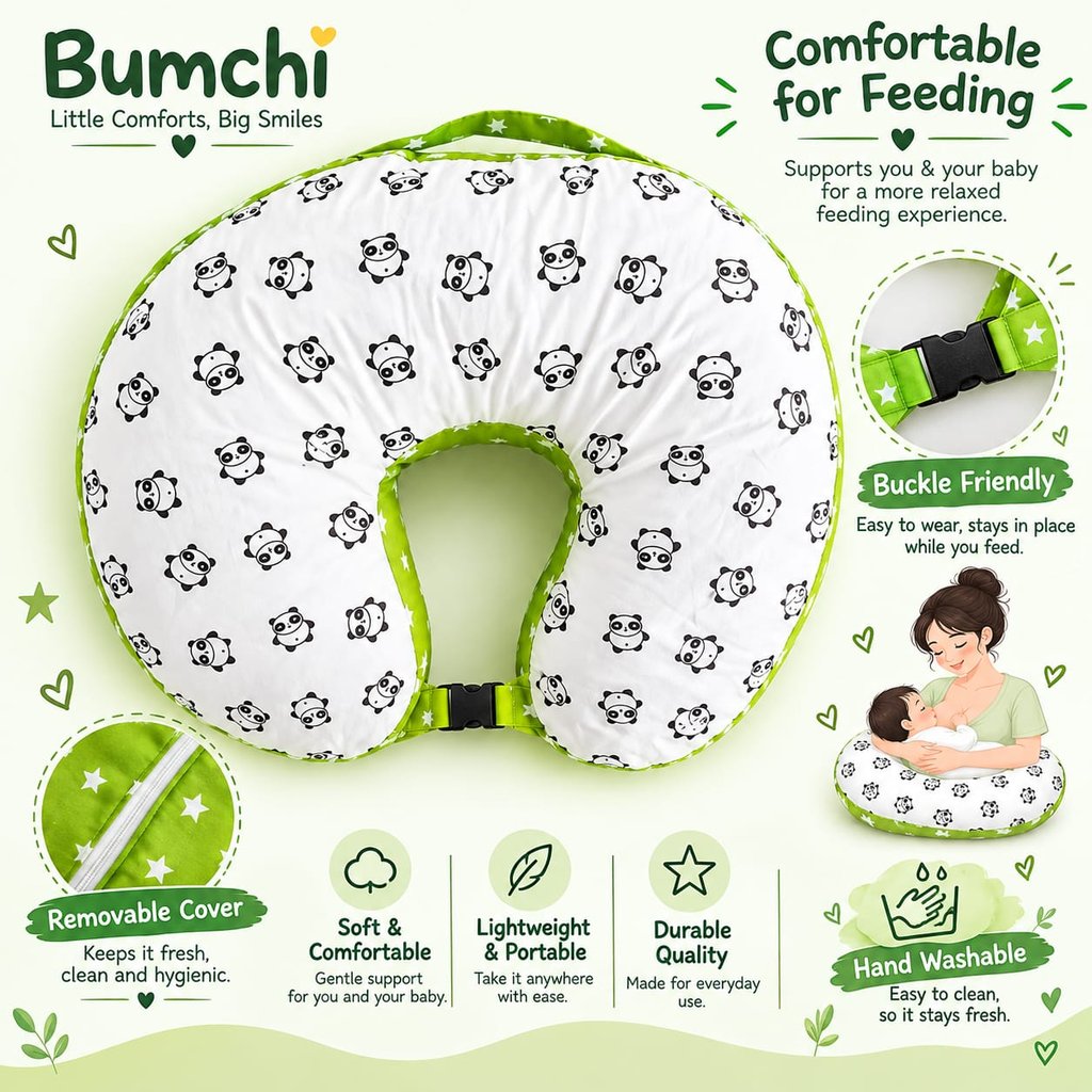 Feeding Pillow- Panda Print