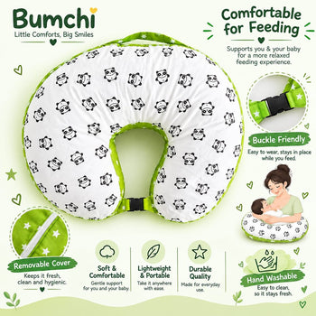 Feeding Pillow- Panda Print
