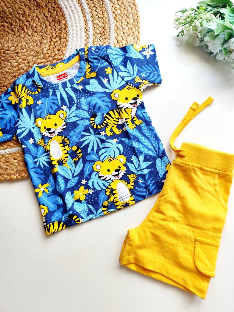 Co ords - Blue Jungle Tiger Print