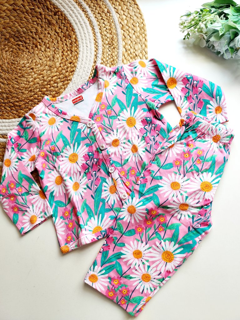 Co ords - Pink Daisy Floral Print