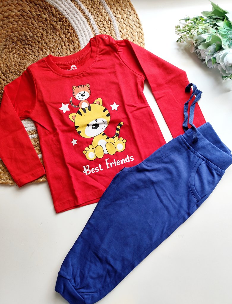 Co ords- Red Tiger Print