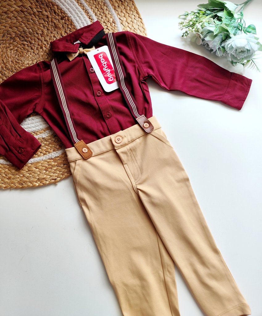 Ethic wear- Maroon and Beige