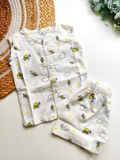 Cotton Co ords- Bumblebee Print
