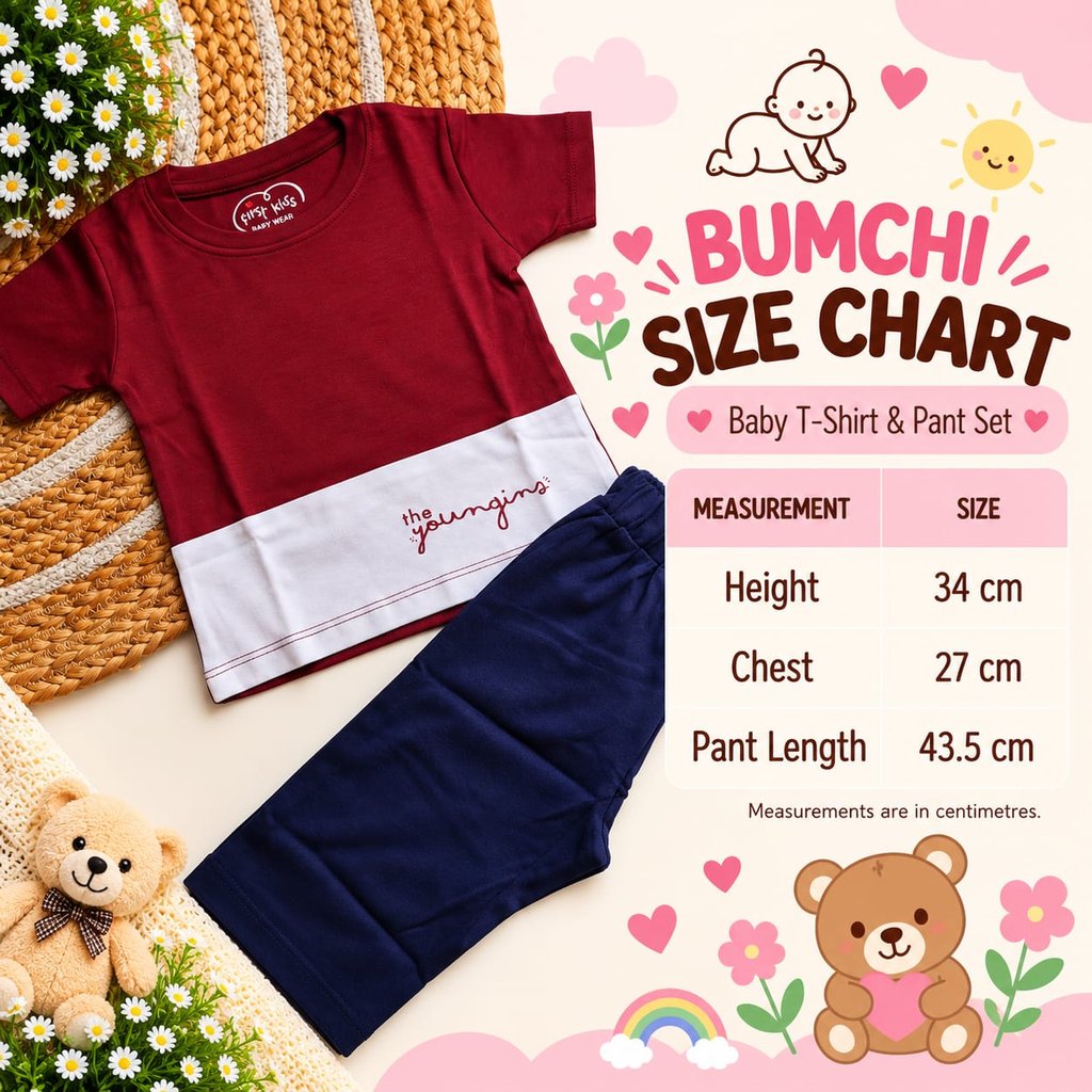 Co ords - Maroon and Navy Colorblock
