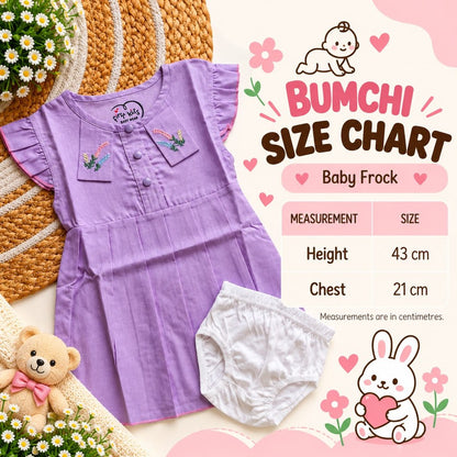 Frocks - Lavender Embroidered
