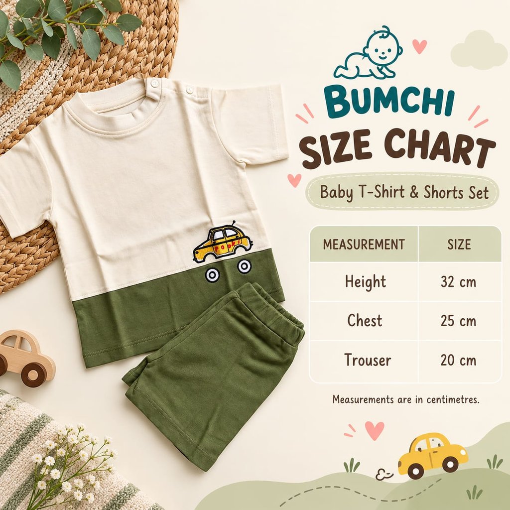 Co ords  - Olive Green and Cream Car Embroidery