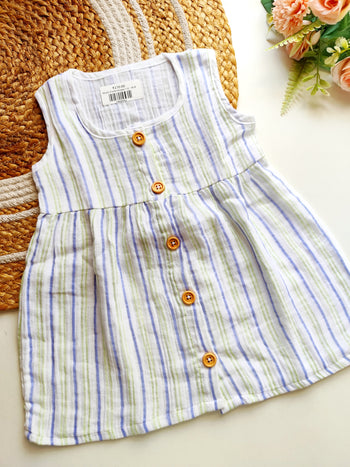 Muslin frocks-Stripes