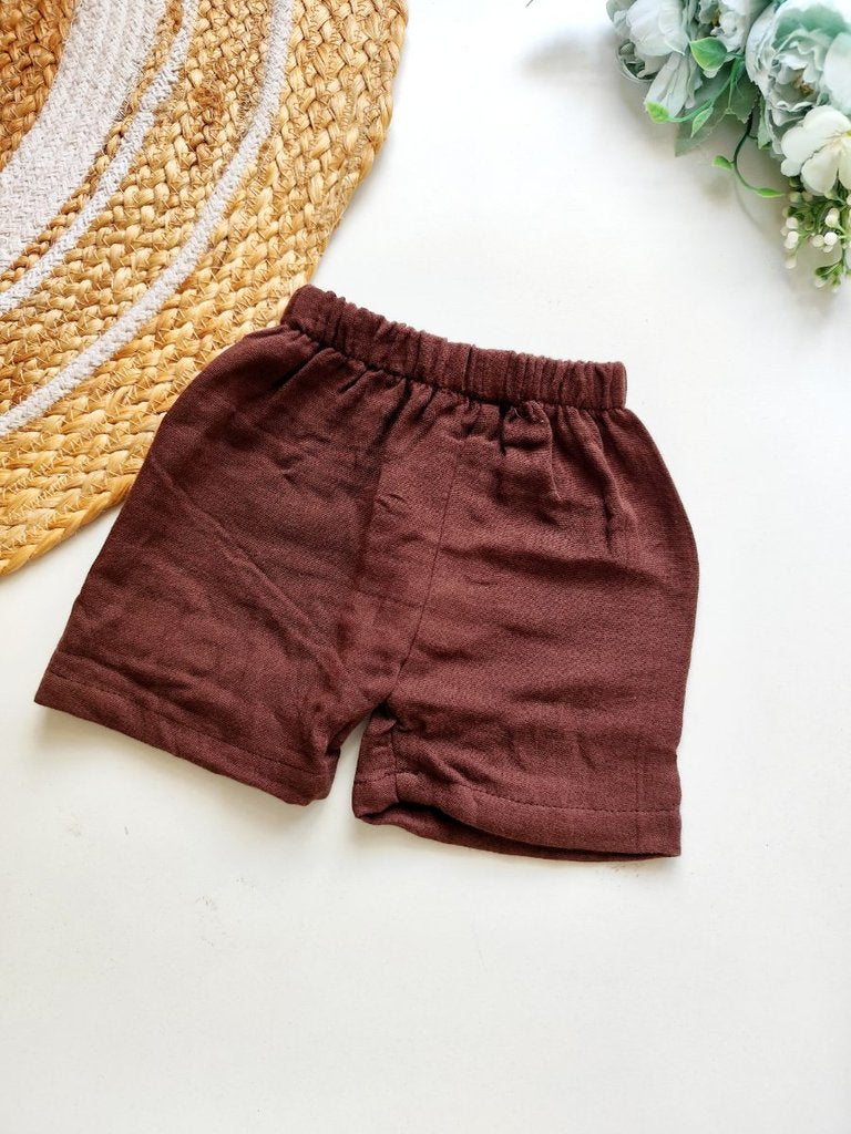 Muslin Trousers- Chocolate Brown