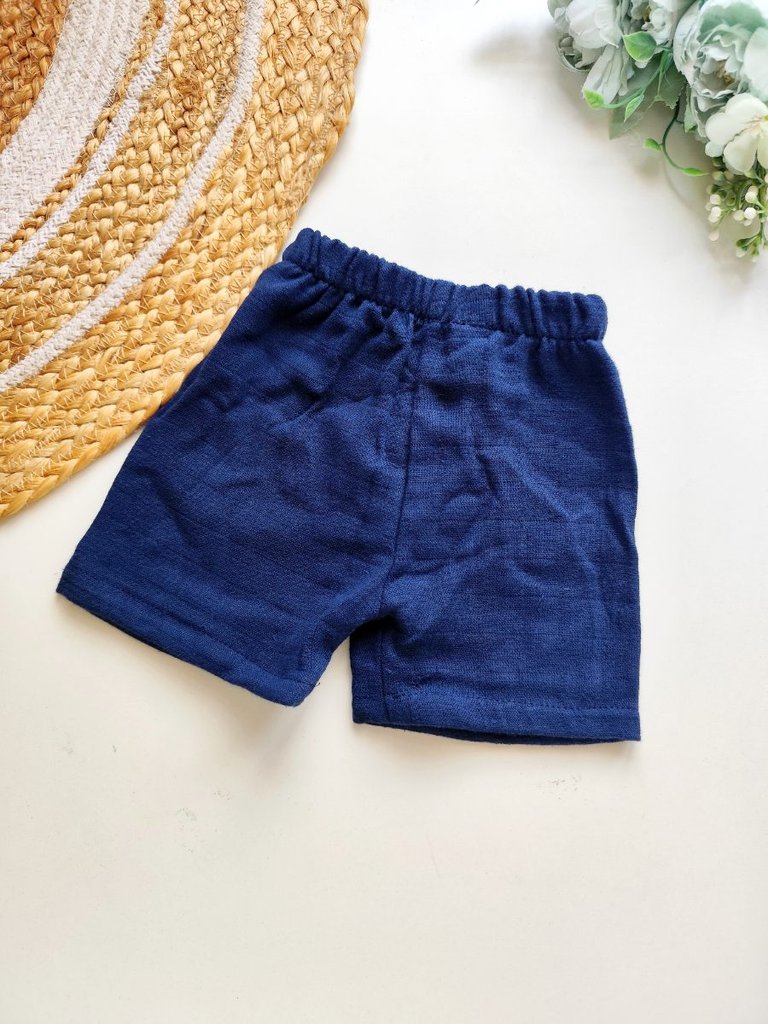 Muslin Trousers- Navy Blue