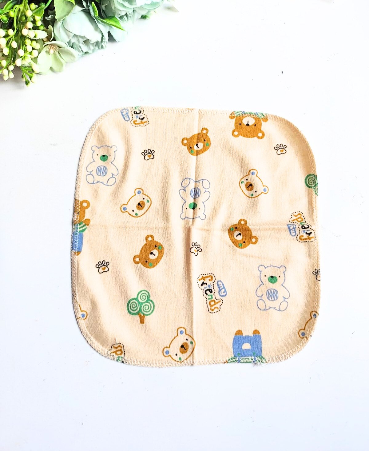 Pack of 6 Hosiery Cotton Napkins (Random Designs) image 1