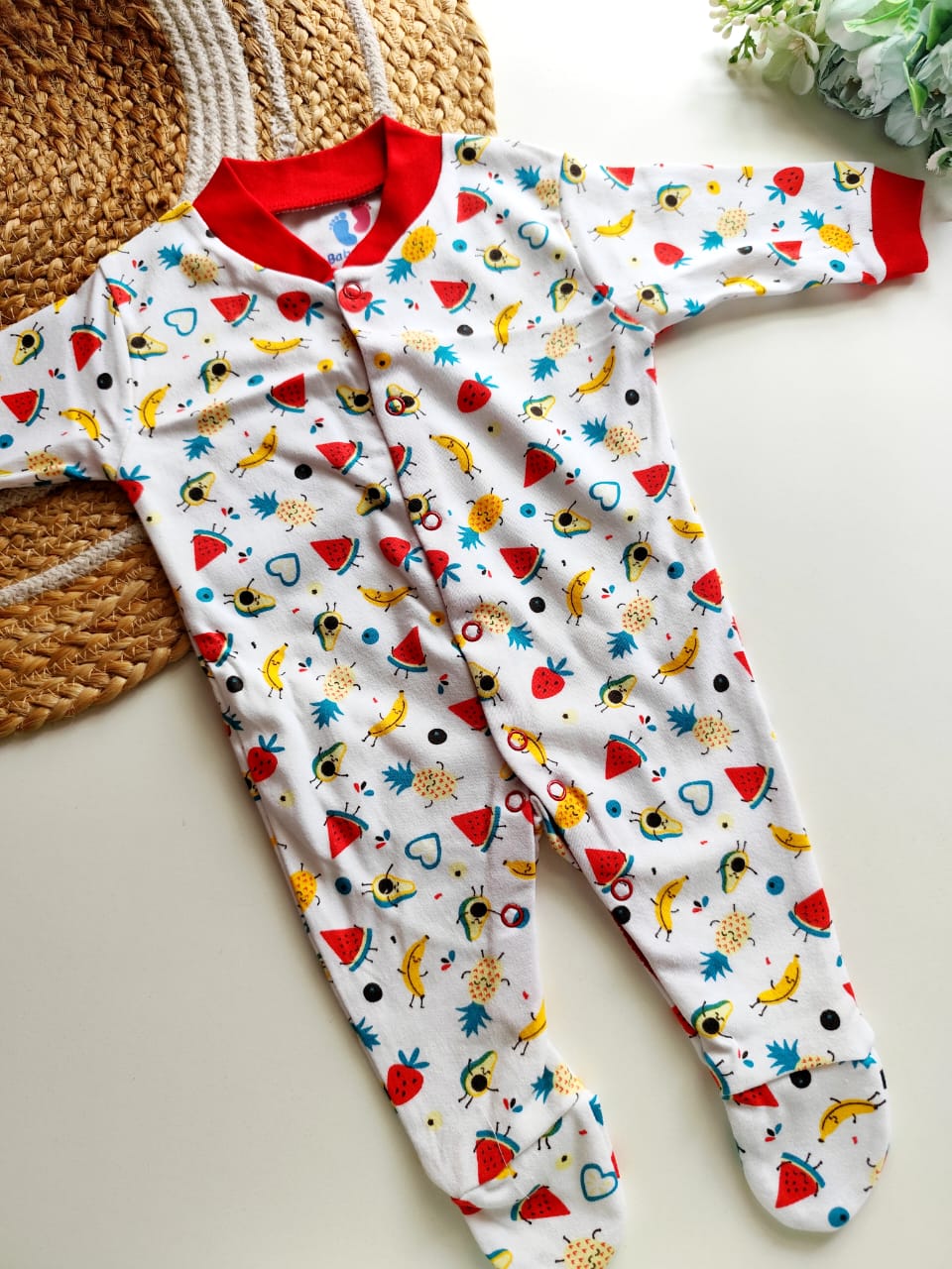 Jumpsuit - Colorful Fruit Medley
