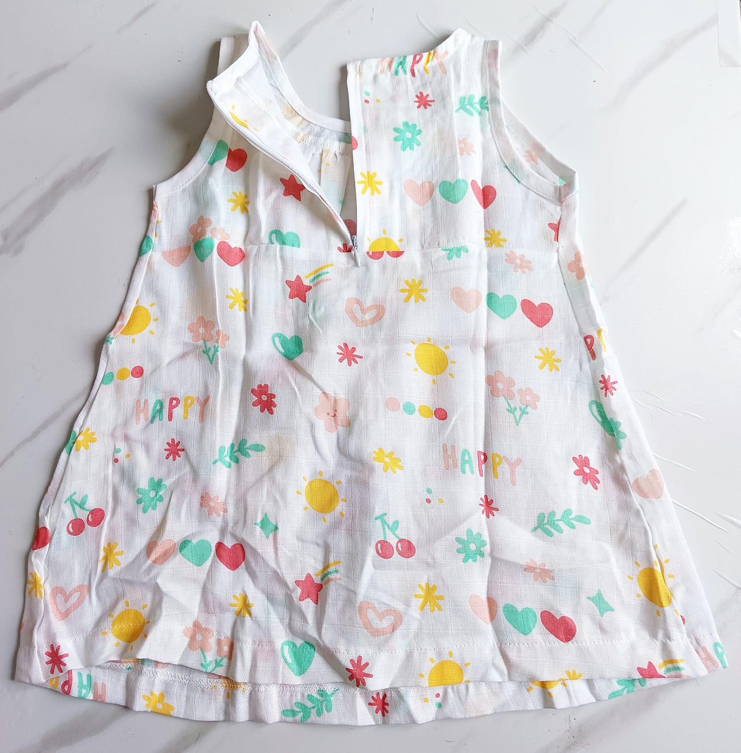 Muslin Zip Frocks (1 - 2 Years) image 7
